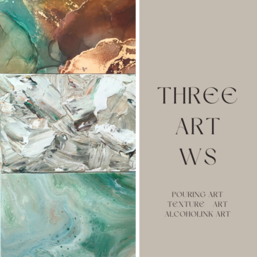 自分に合ったアート技法を見つけよう！THREE ART WSのご案内